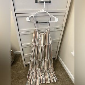 *NEW* Multicolor striped midi dress